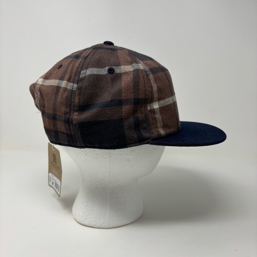 NWT PATAGONIA RANGE CAP HAT BROWN BLUE SNAPBACK OSFA - Picture 8 of 13